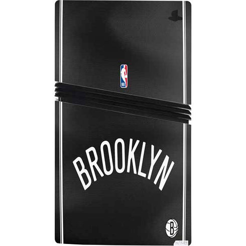 NBA Brooklyn Nets Jersey PS5 Pro Console Skin